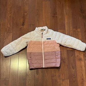Patagonia Kids' Puffer Jacket, Ombré Pink, 4T